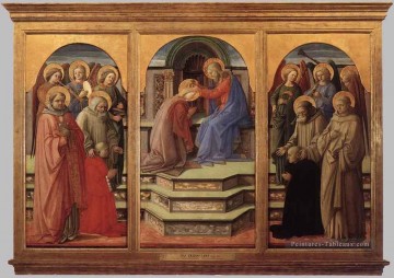  cour - Couronnement de la Vierge 2 Renaissance Filippo Lippi